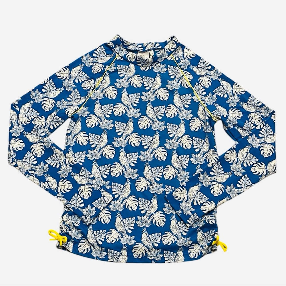 NWT Mini Boden swim rashguard tropical